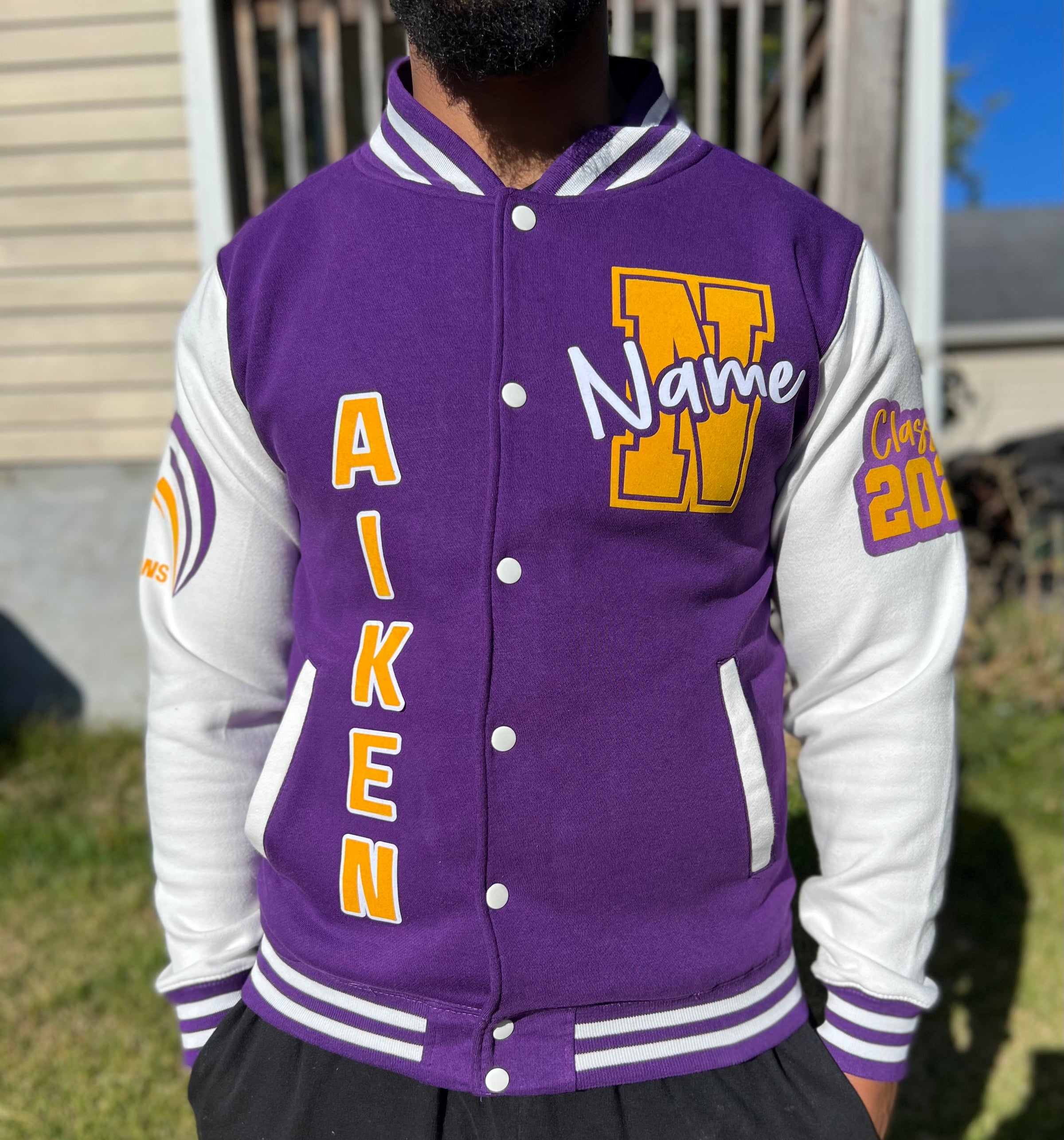 Lakers Varsity Jackets Purple / Gold
